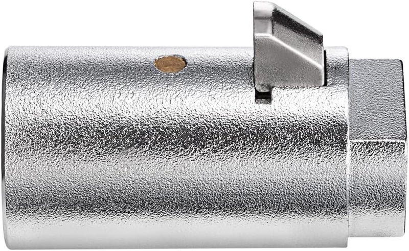 WOOCH Tubular Key Lock for Vending Machines - Vending Machine Locks Keyed Alike Coke Snack Machine Candy Lock Soda Machine Lock, 3Pcs Keys, Zinc Alloy, Chrome (1 Pack) - Image 4